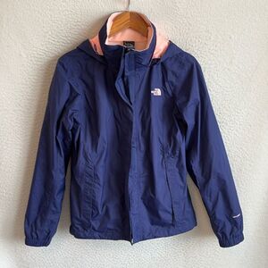 The North Face Women's Navy and Peach Ski Jacket